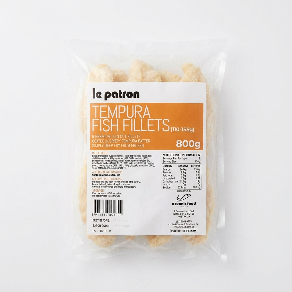 Le Patron Tempura Fish Fillets