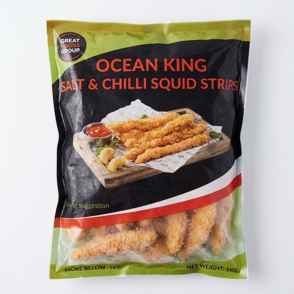 Ocean King Salt & Chilli Squid Strips