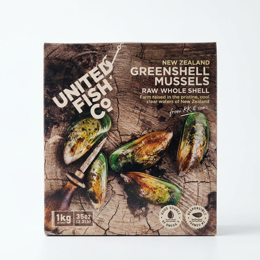 Whole Shell Mussels - Medium