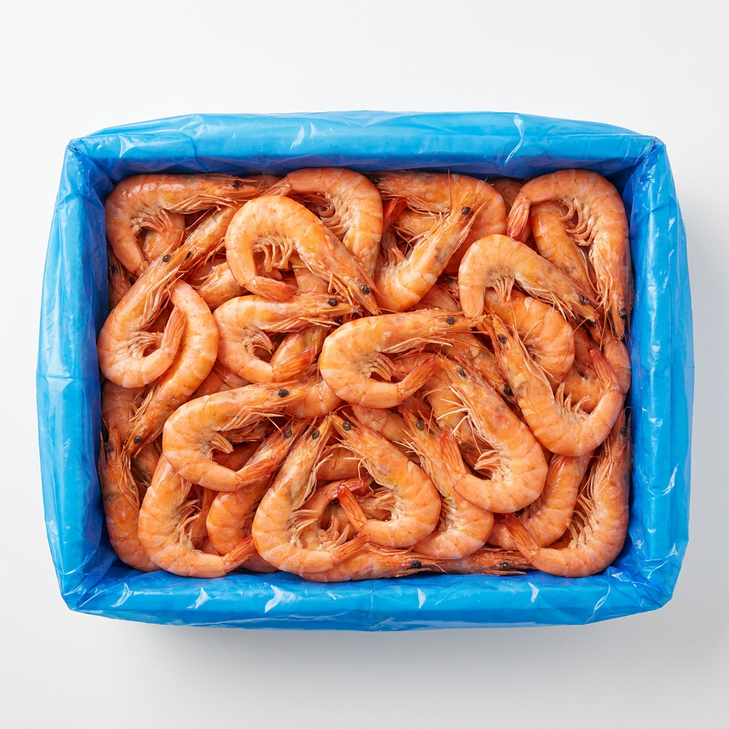 Whole Cooked Vannamei Prawns - 5kg Box Large