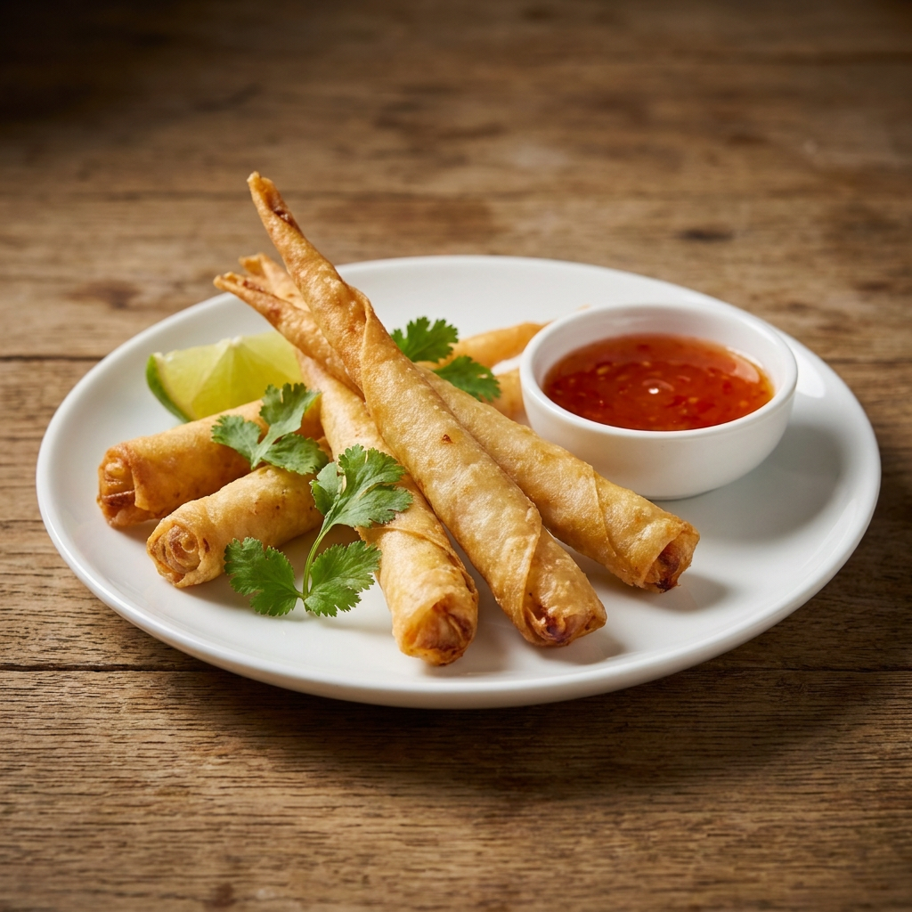 Prawn Twister - cooked and plated