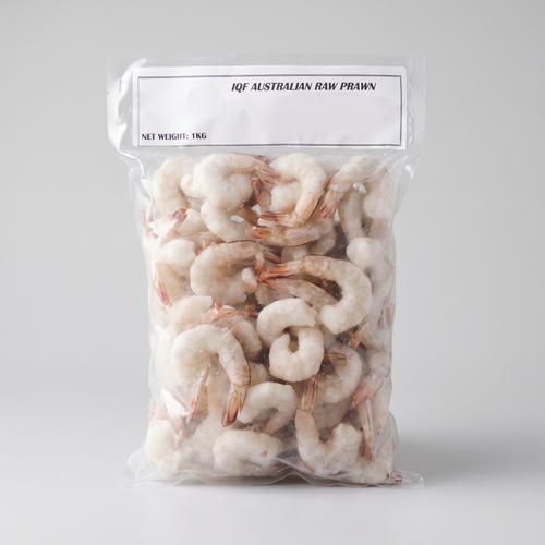 Australian Raw Whole Banana Prawn - XL - 1kg pack
